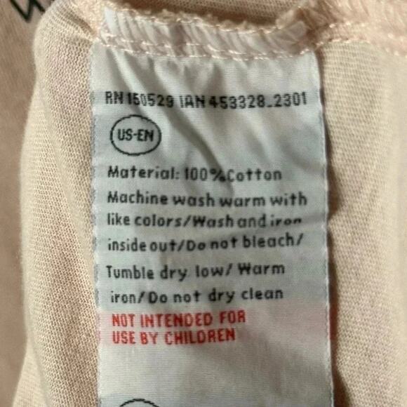 Disney Mickey& Minnie mouse crewneck long sleeve T-shirt dress. Pink Lounge wear - Picture 5 of 9